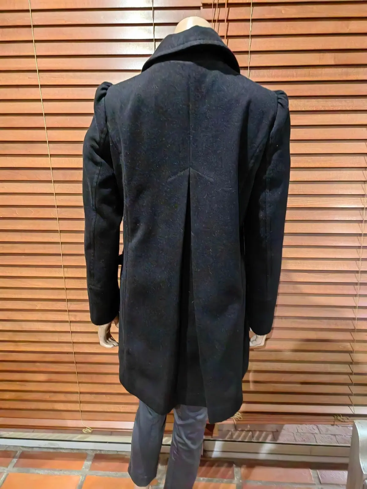 Truworths Black Double-Breasted Coat