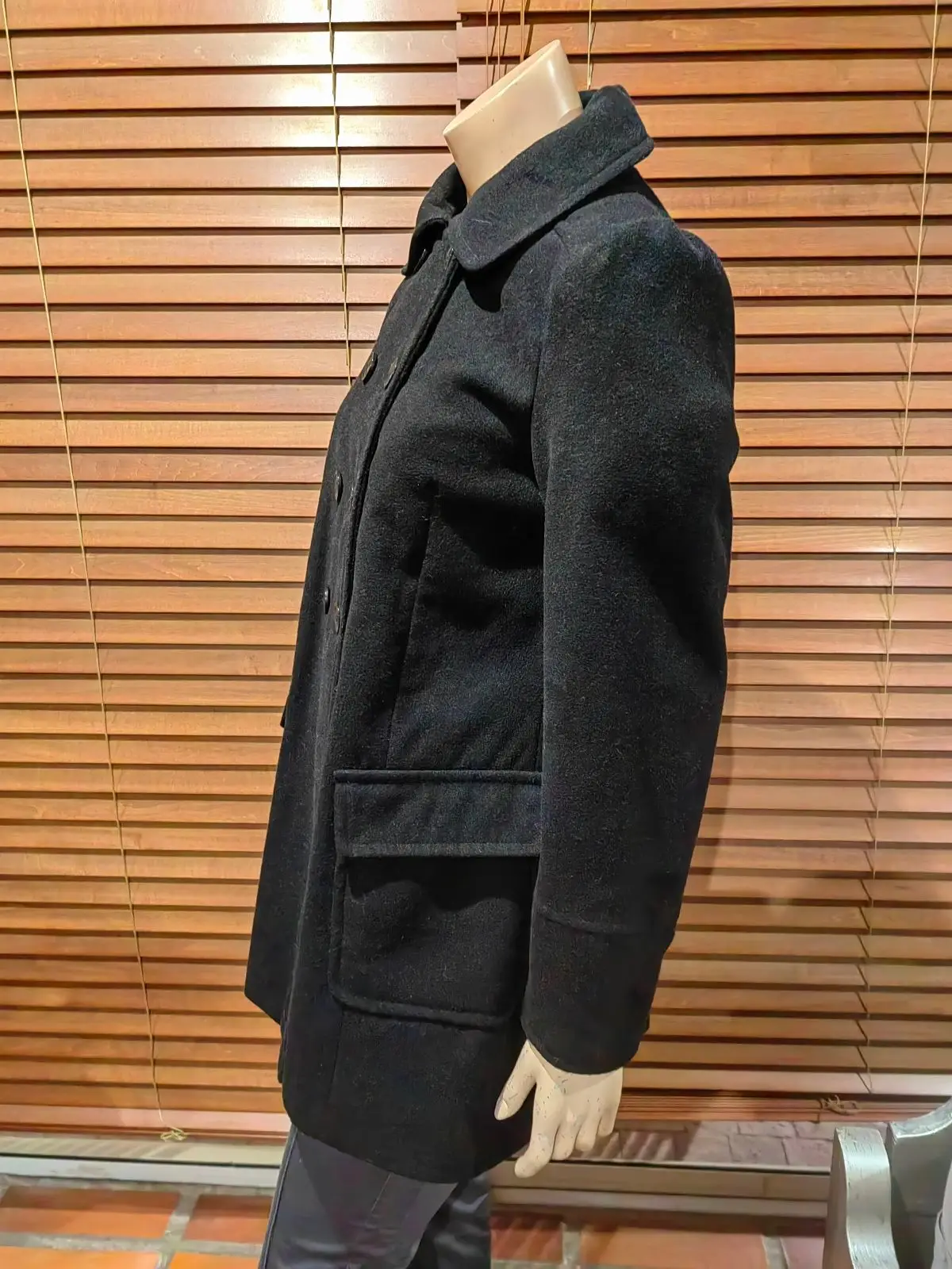 Truworths Black Double-Breasted Coat