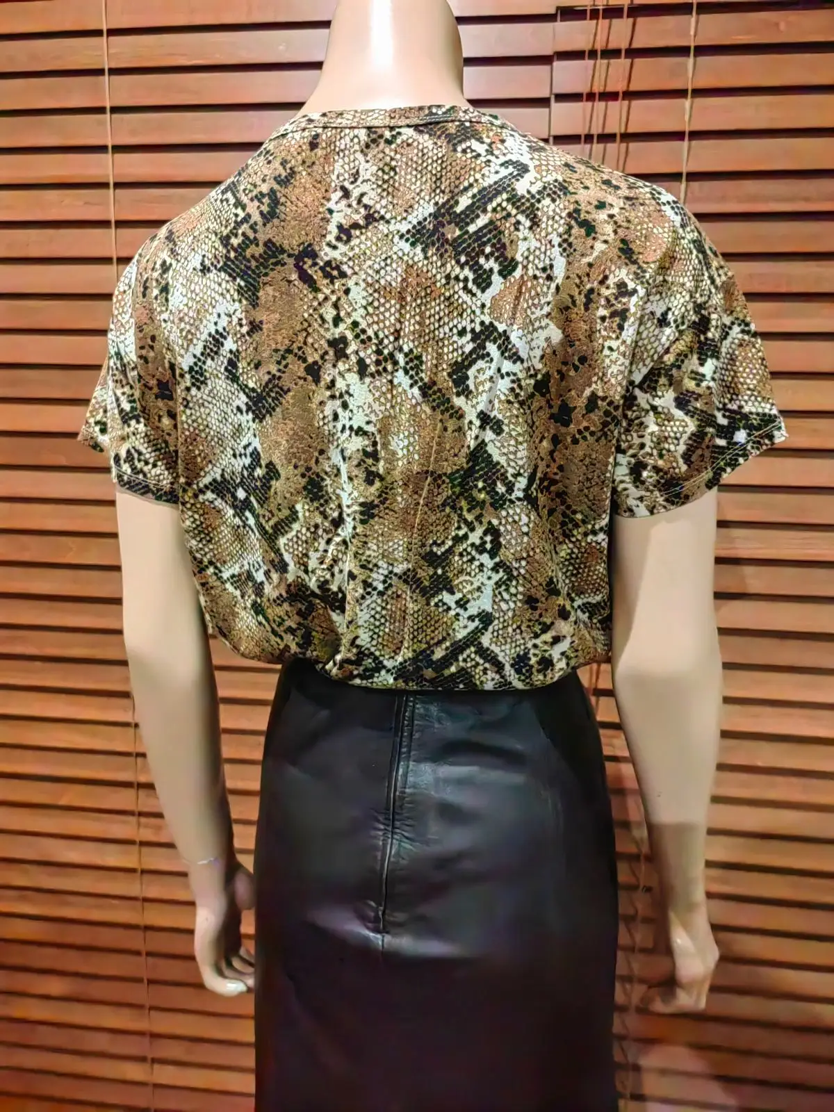 Zara Snake Print T-Shirt