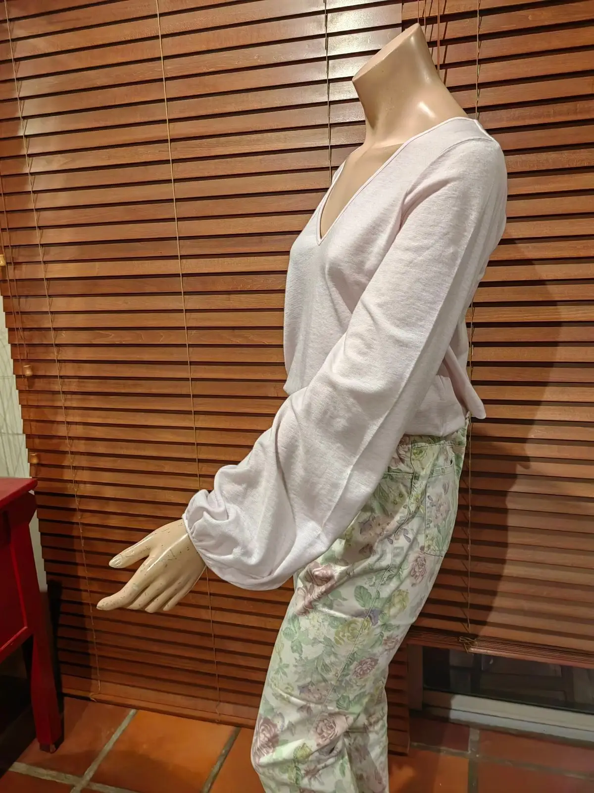 Witchery Light Pink Long Sleeve Top