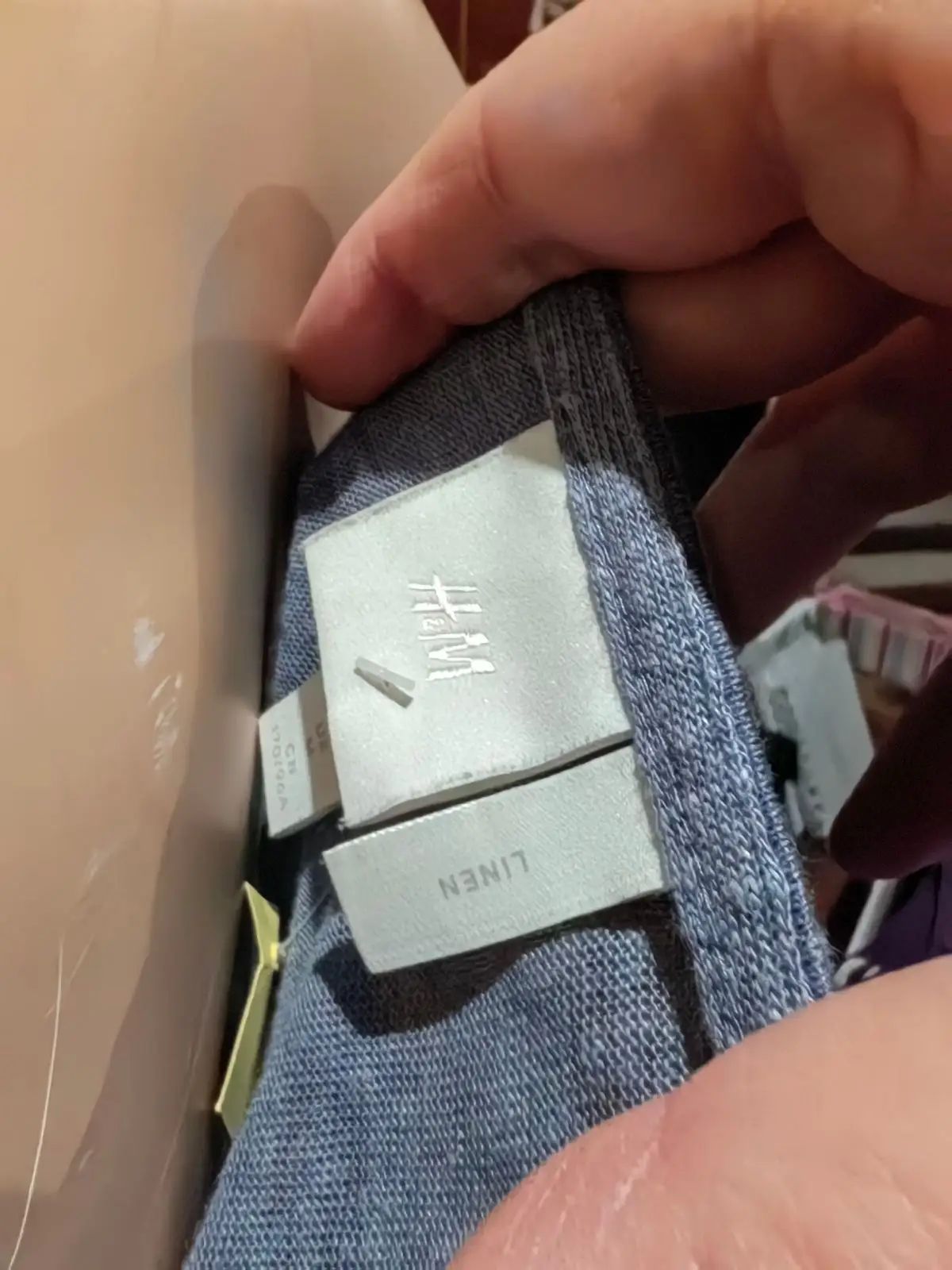 H&M Blue Long-Sleeve Top