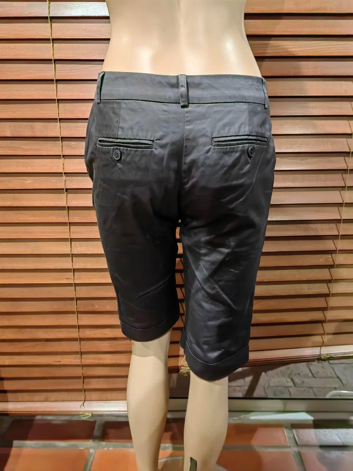 Poetry Black Shorts Size 8