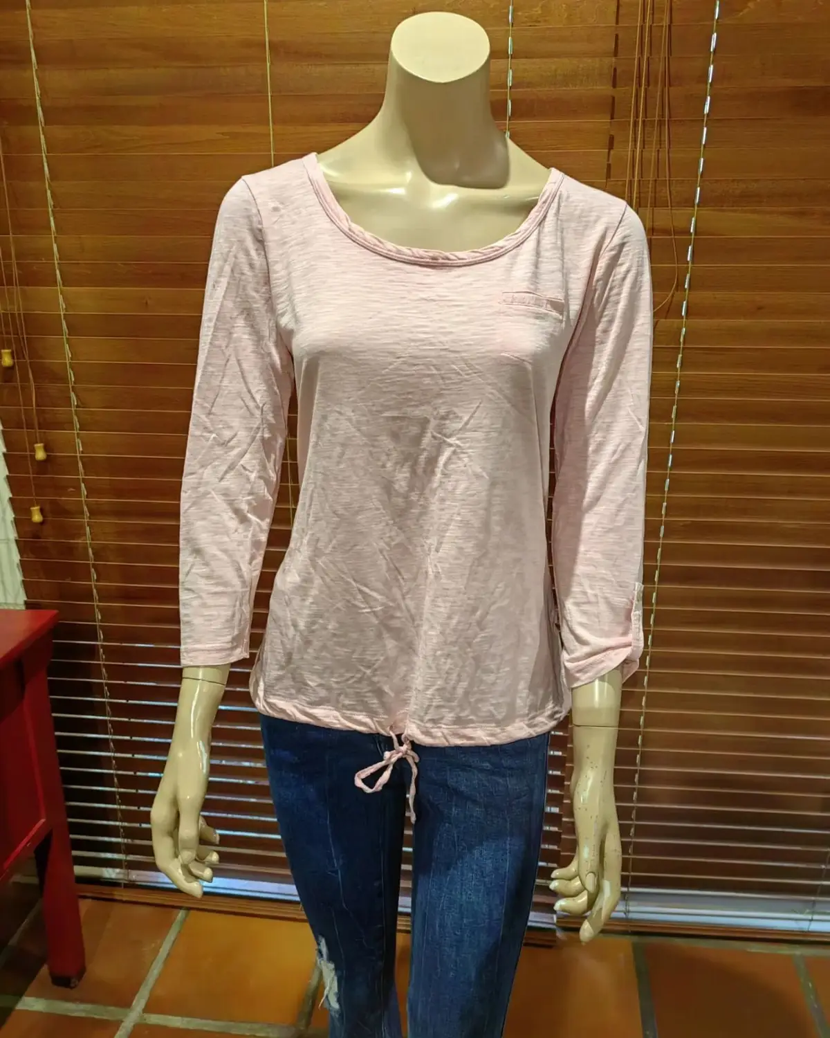 Truworths Truworths Light Pink Long-Sleeve Top