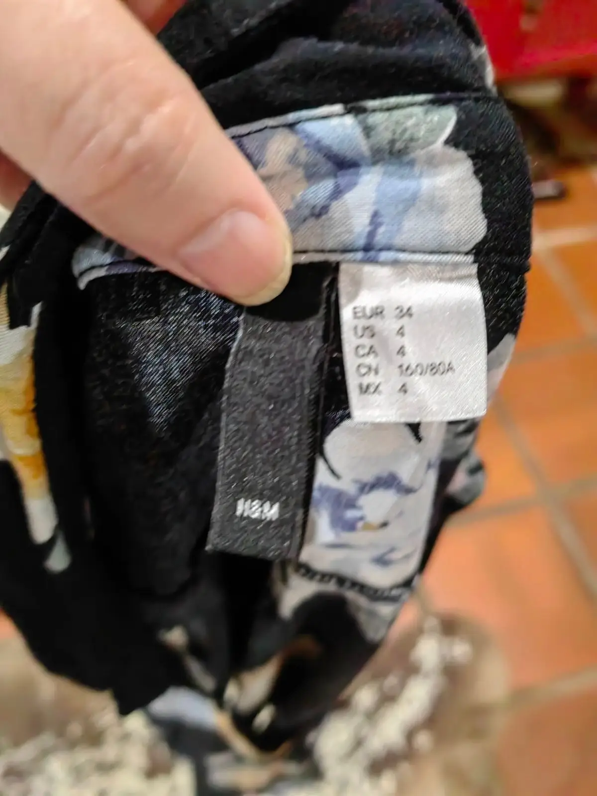 H&M Floral Blouse Size 6