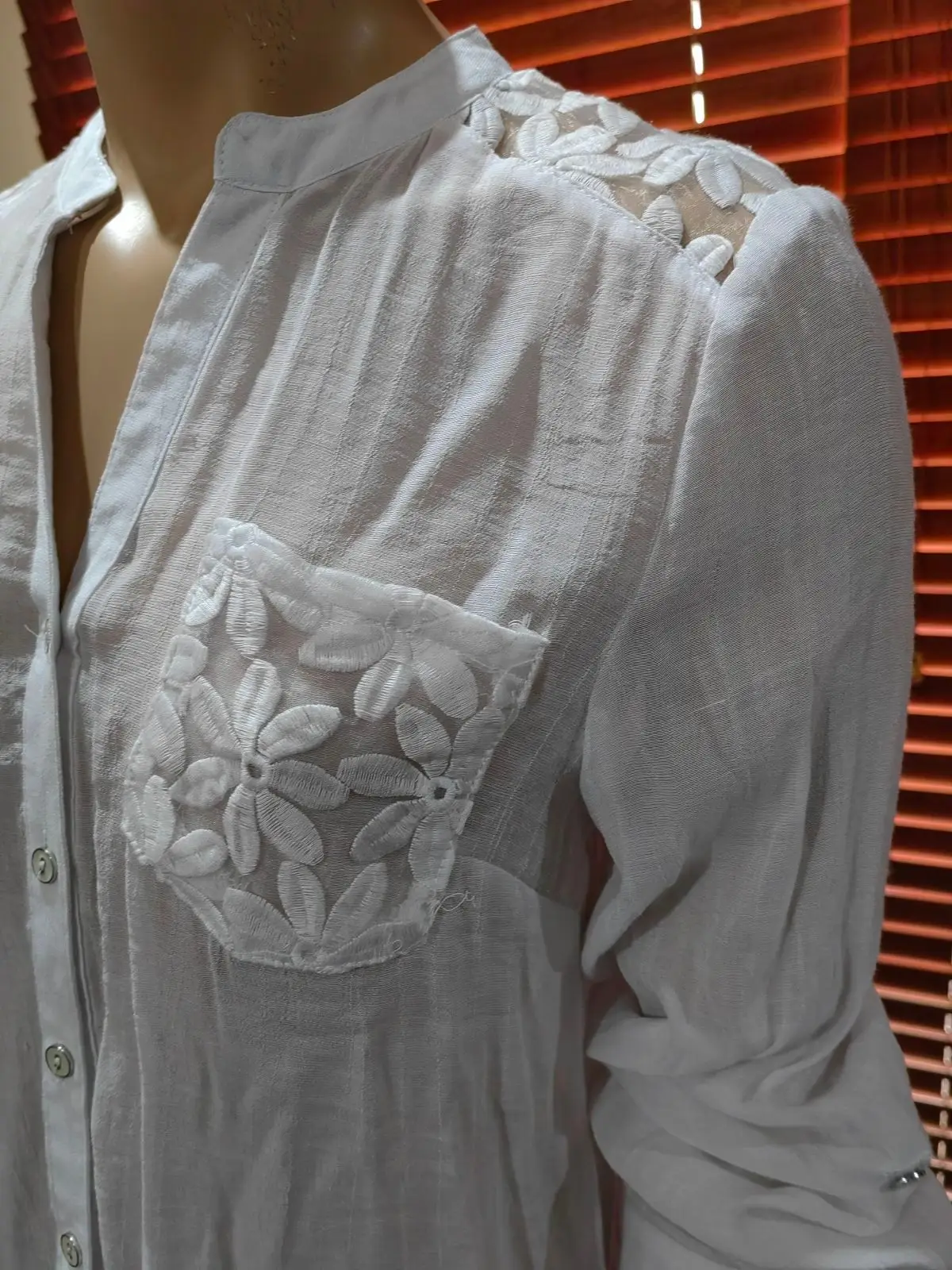 Truworths White Button-Up Shirt