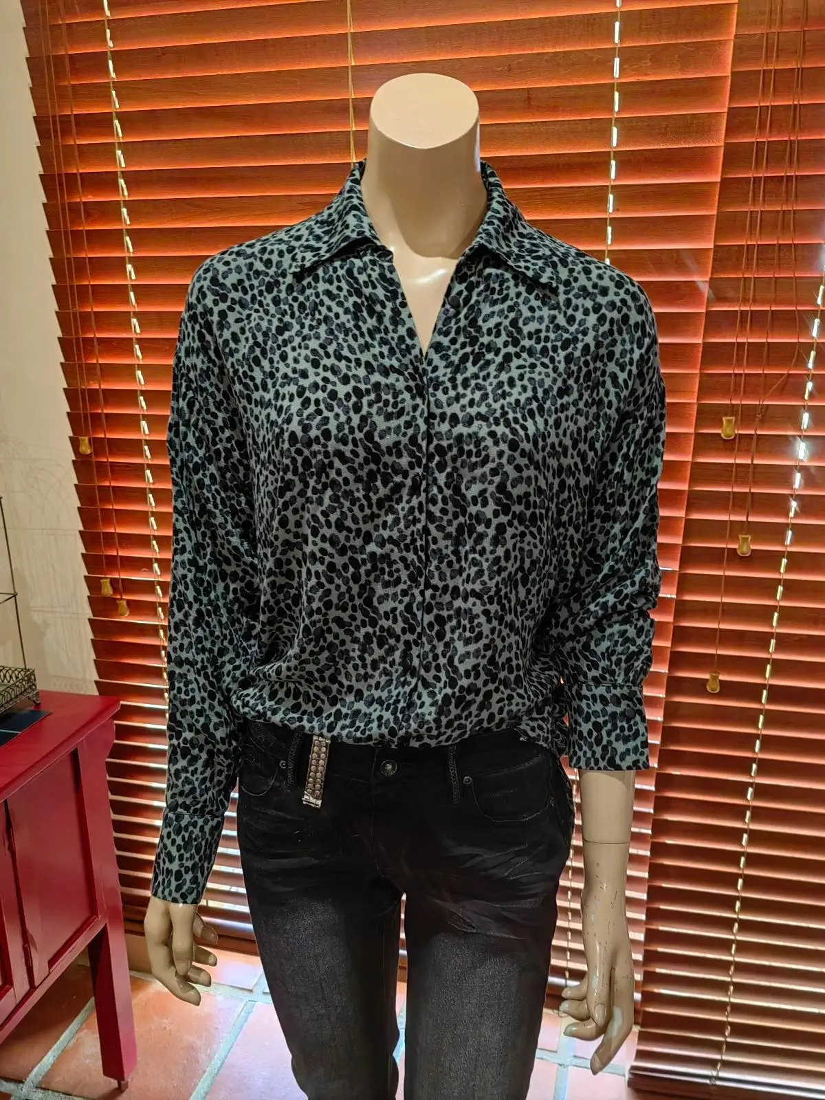 Woolworths Woolworths Leopard Print Blouse Size 10