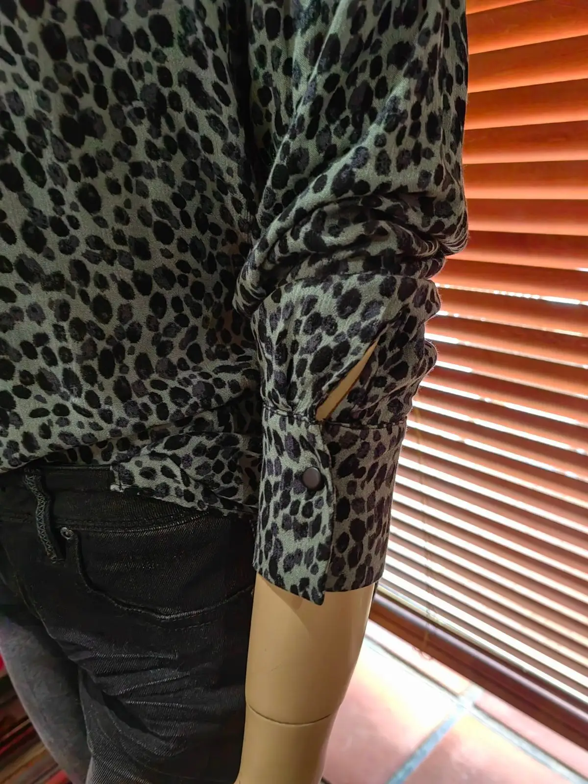 Woolworths Leopard Print Blouse Size 10