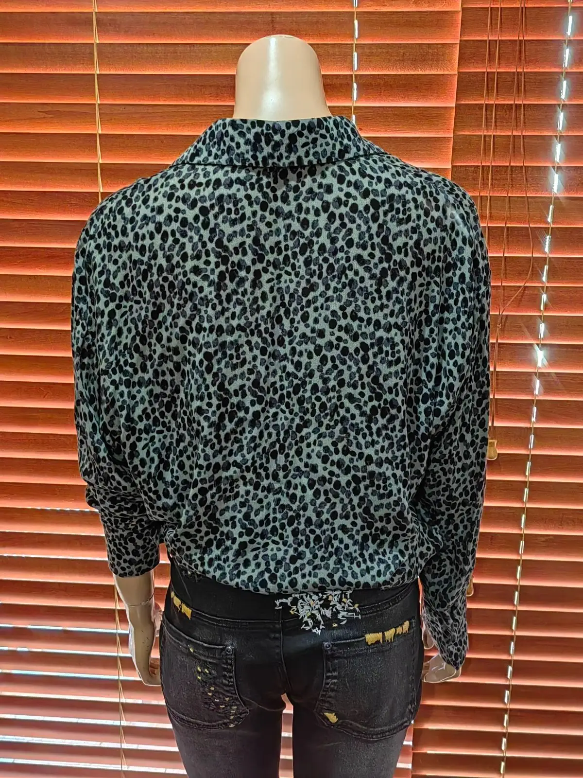 Woolworths Leopard Print Blouse Size 10
