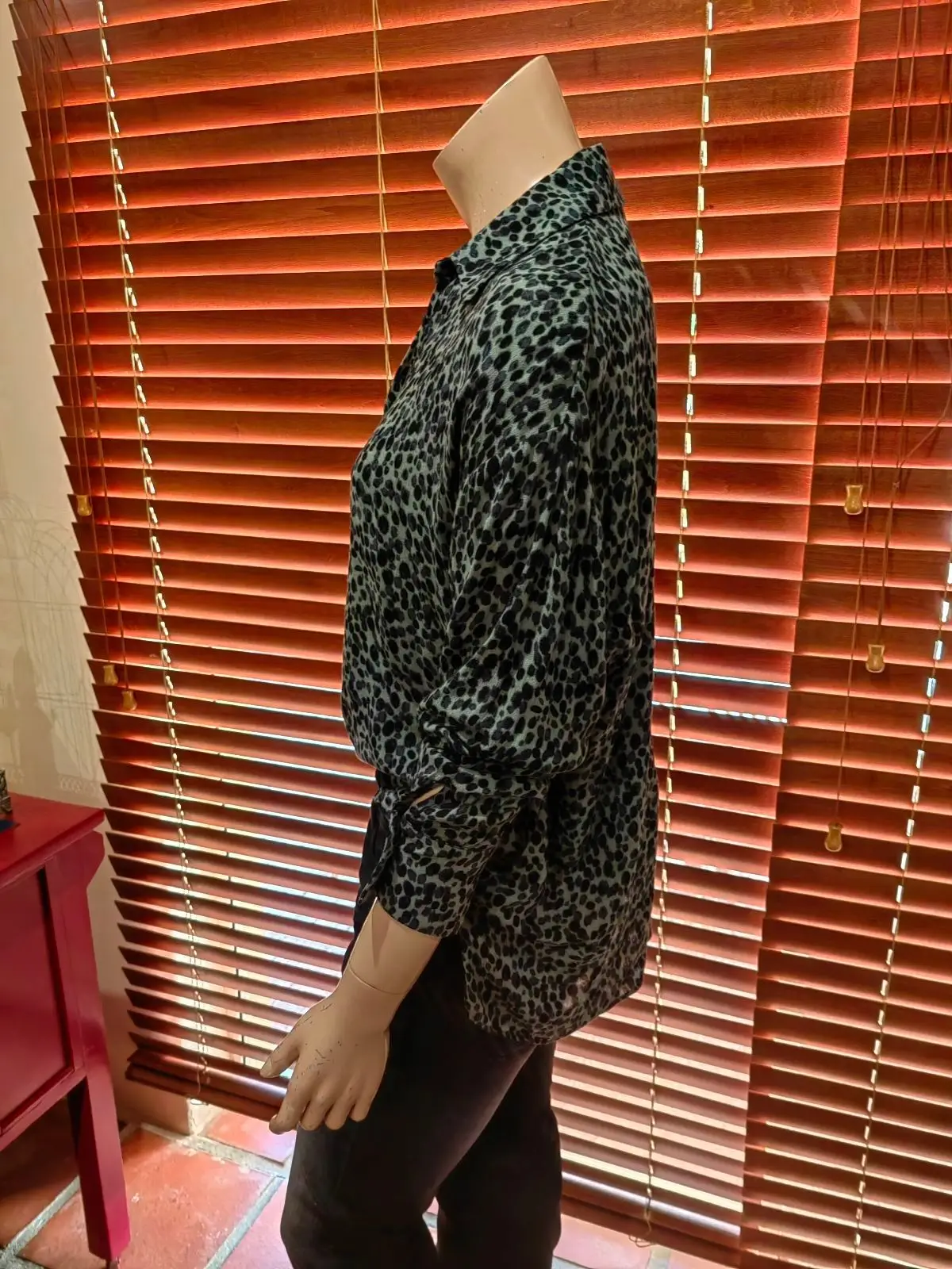 Woolworths Leopard Print Blouse Size 10