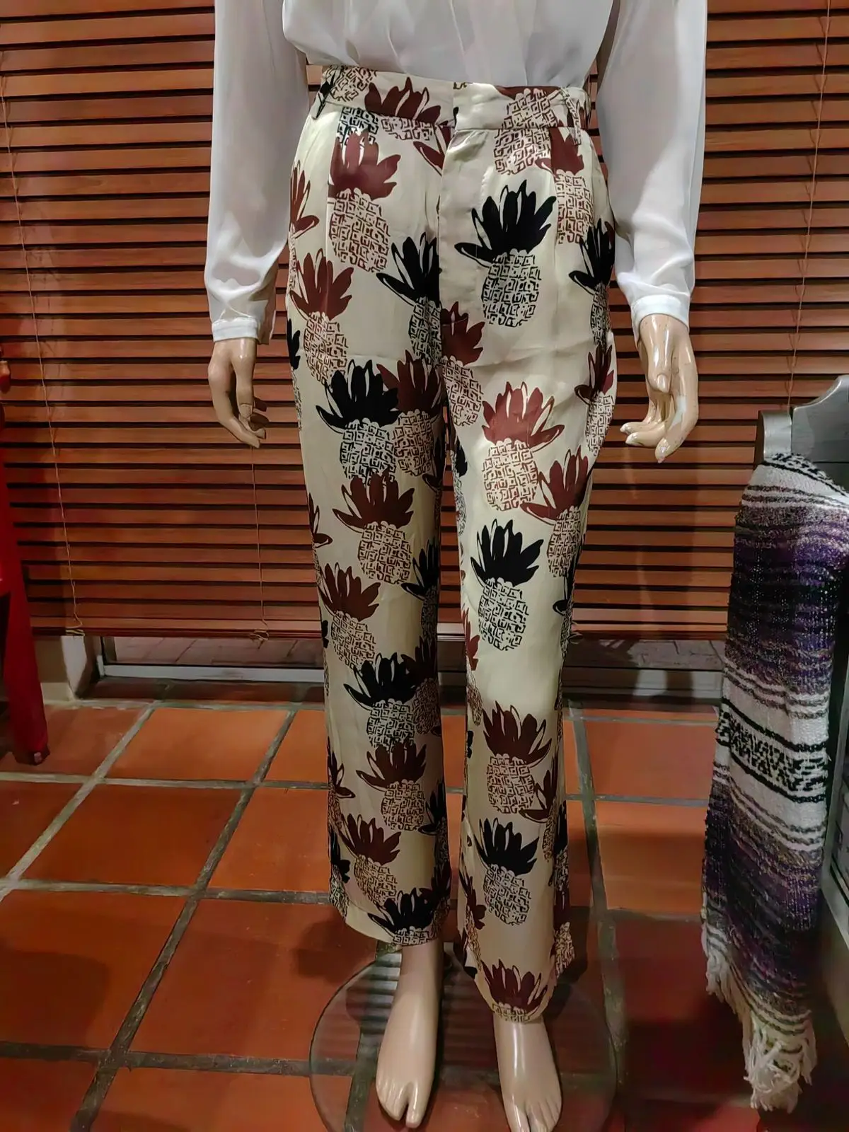 Zara Zara Floral Patterned Trousers