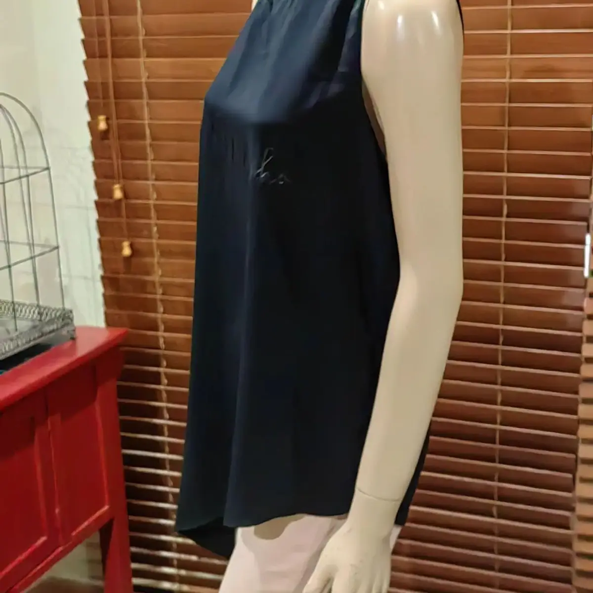 Woolworths Navy Sleeveless Top