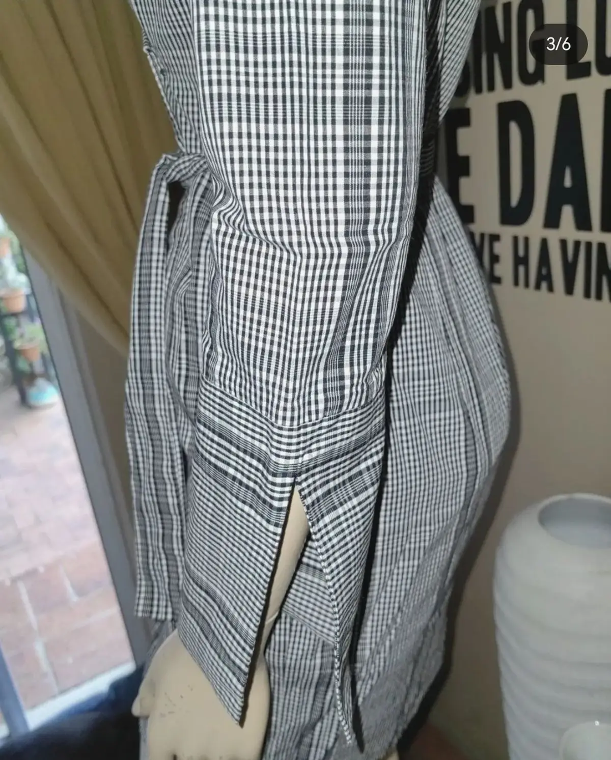 Woolworths Checkered Wrap Dress
