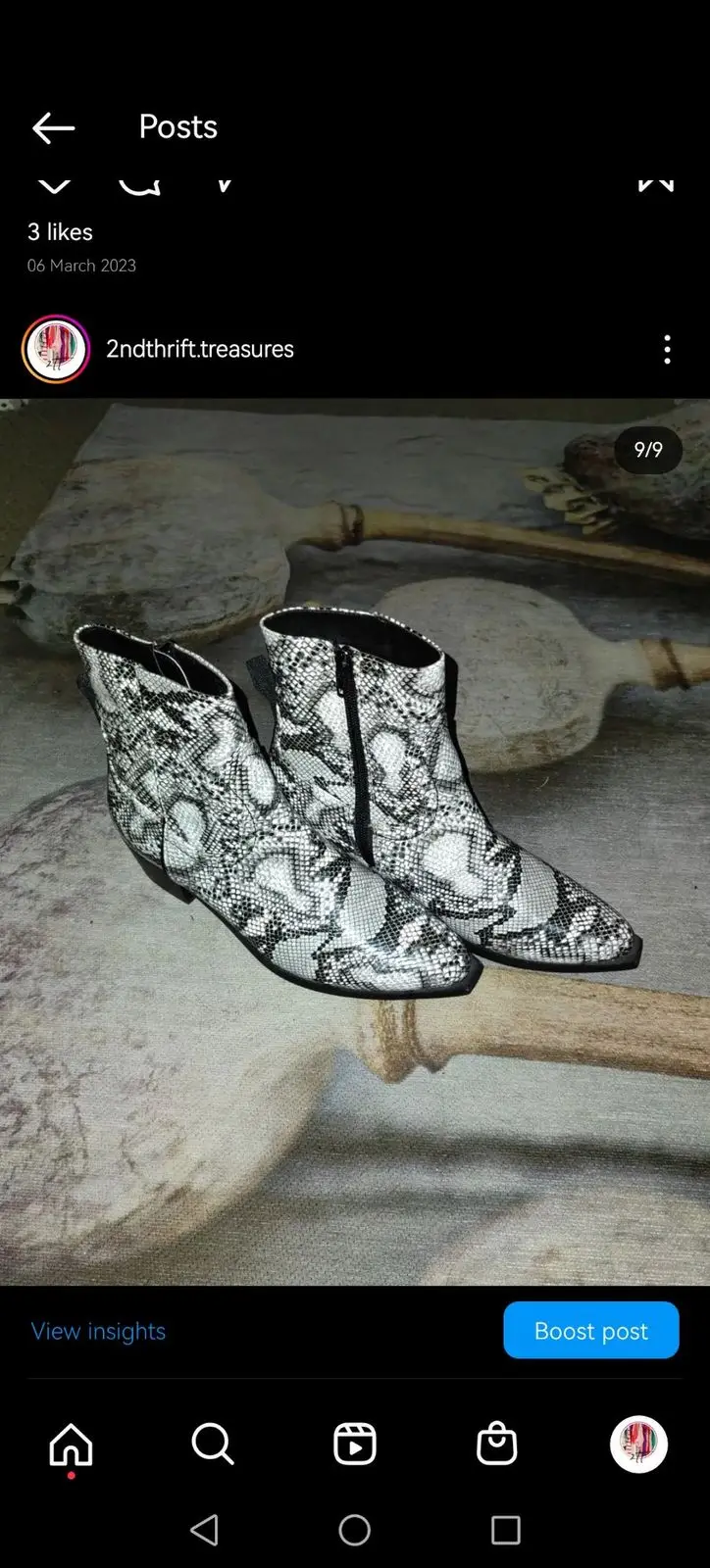 Superbalist Snake Print Ankle Boots