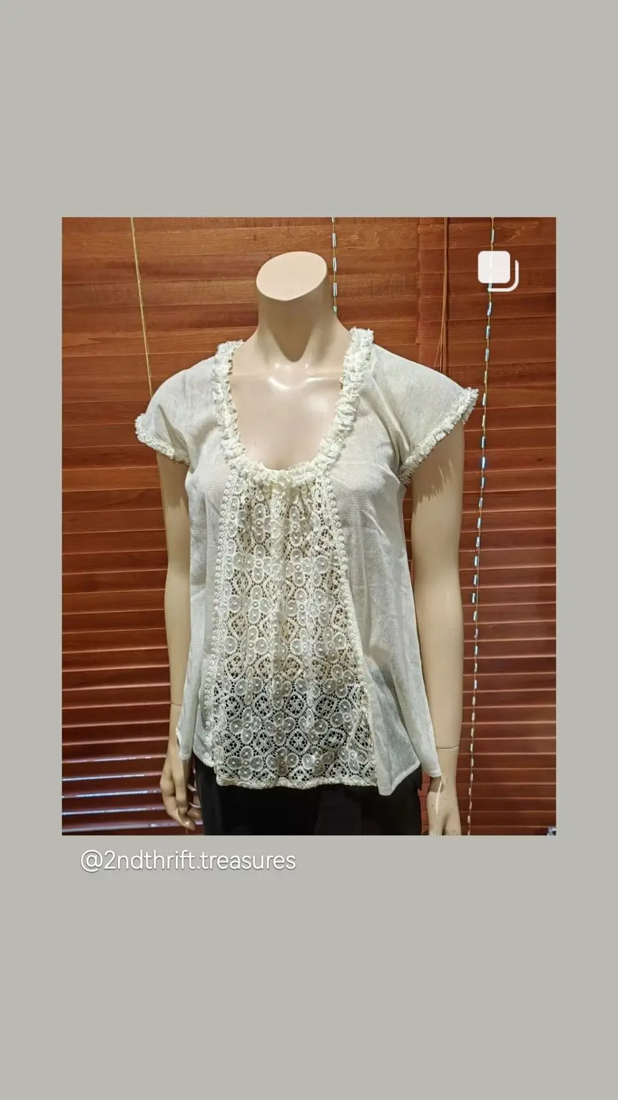 Mango Mango Light Beige Top
