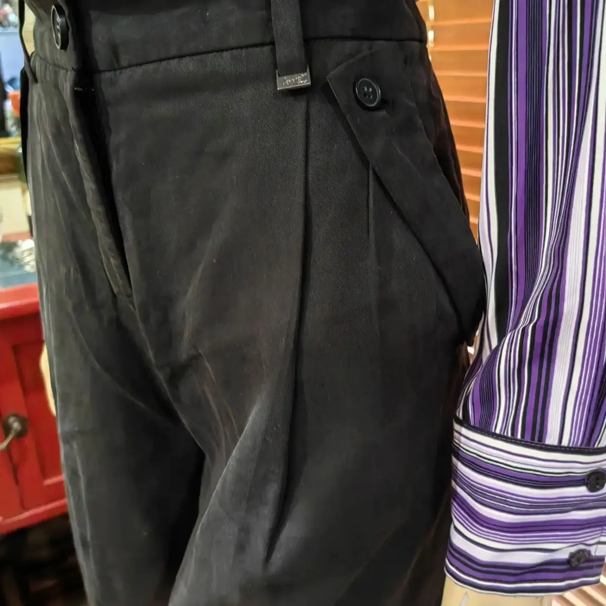 Black Wide-Leg Pants