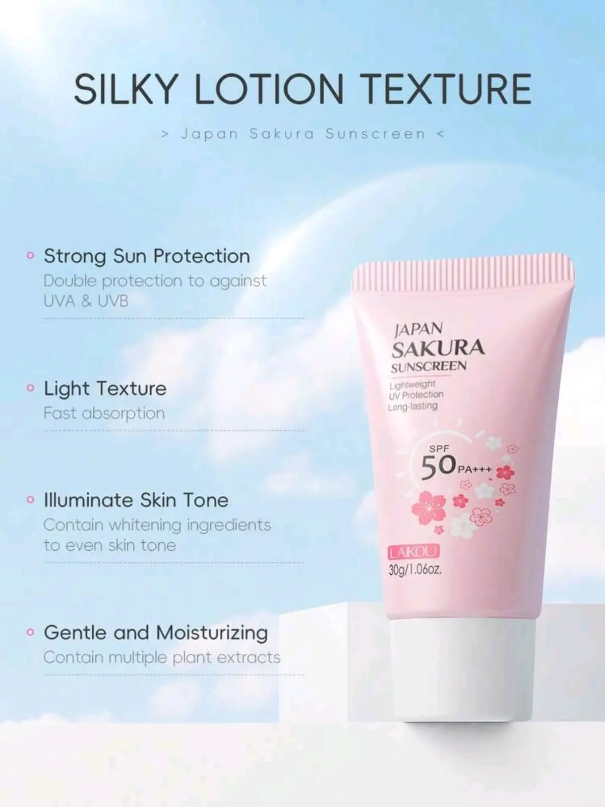 LAKOU LAKOU Japan Sakura Sunscreen SPF 50