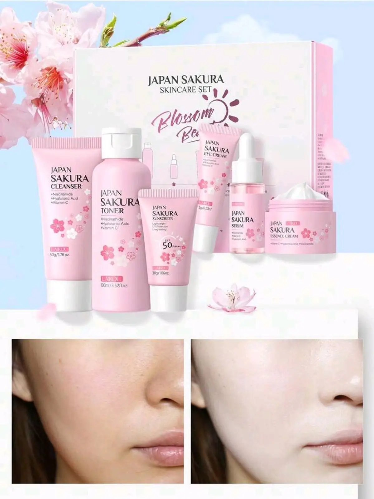 Japan Sakura Japan Sakura Skincare Set