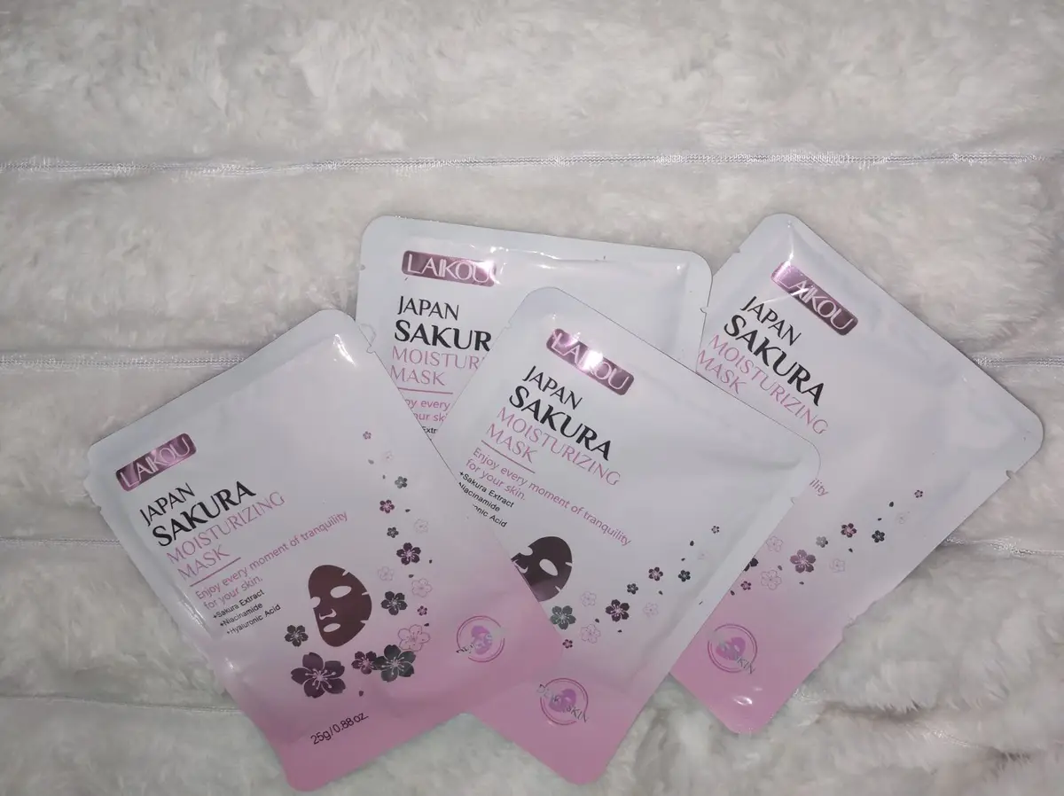 LAKOU LAKOU Japan Sakura Moisturizing Mask (Pack of 4)