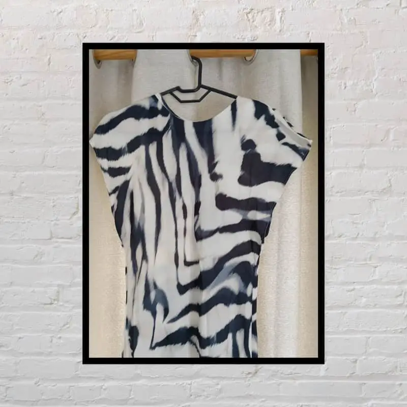 Black and White (Zebra) dress