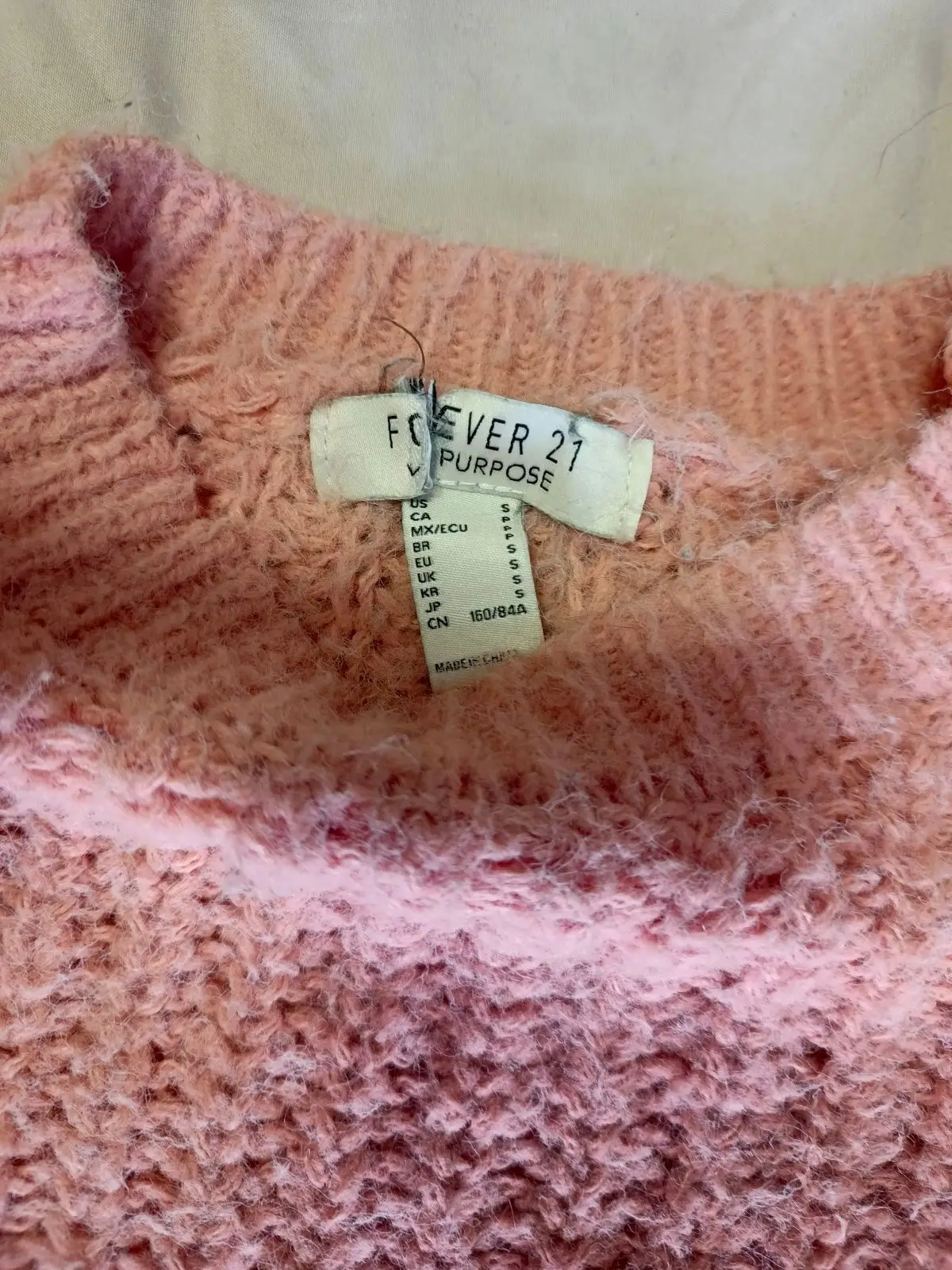 Forever 21 Pink Knitted Sweater