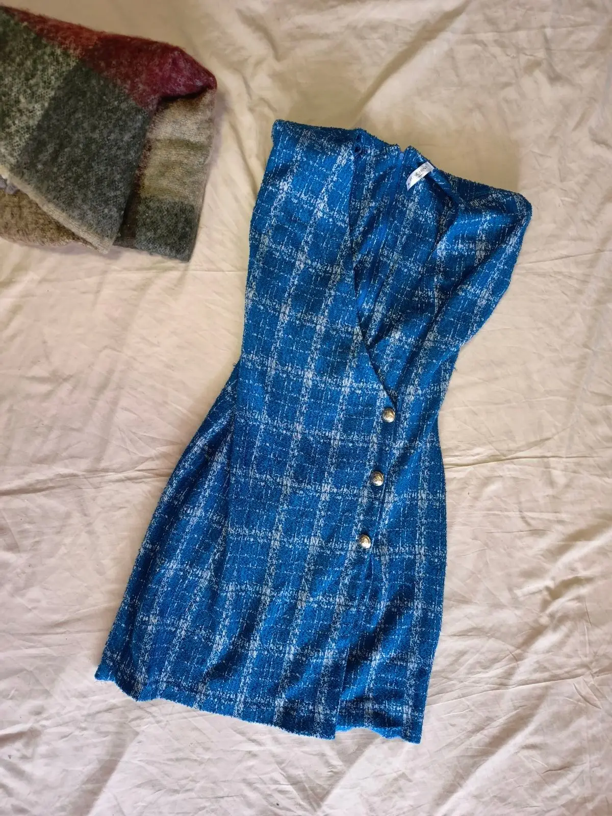Foschini Foschini Blue Patterned Dress