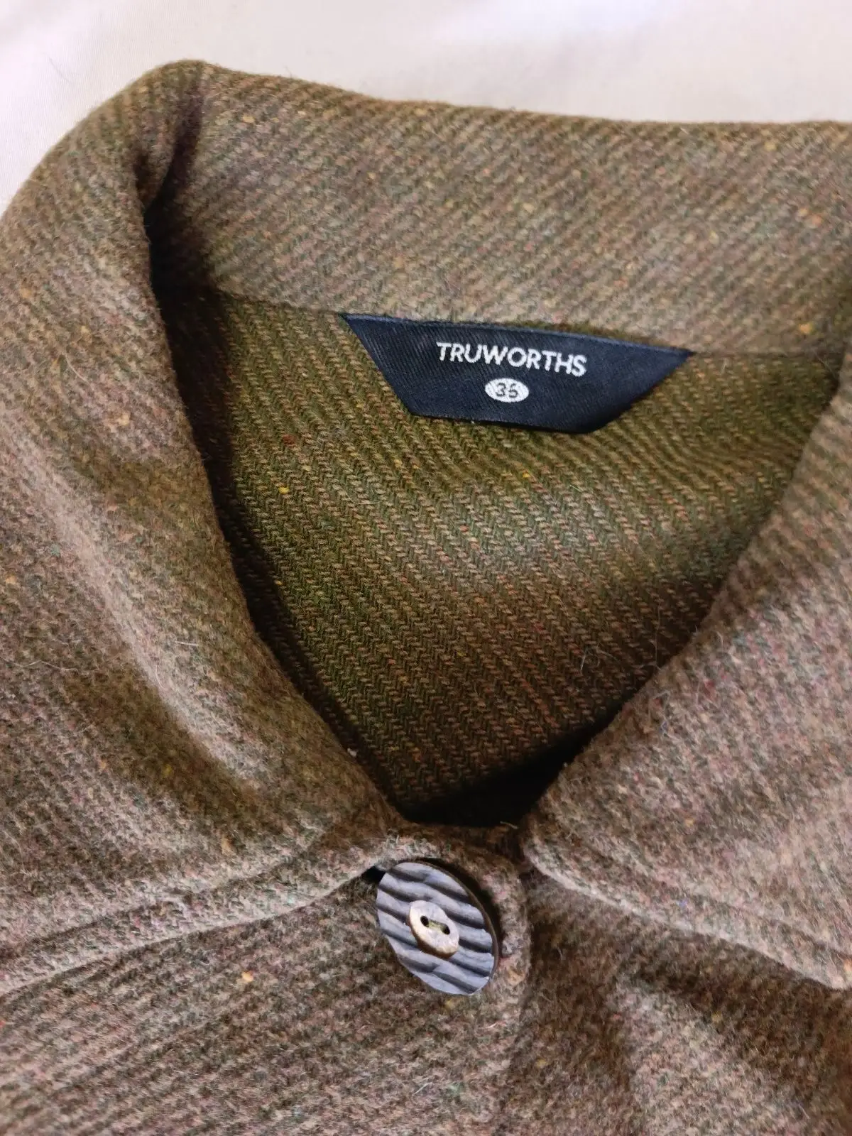 Truworths Brown Cardigan with Fringe