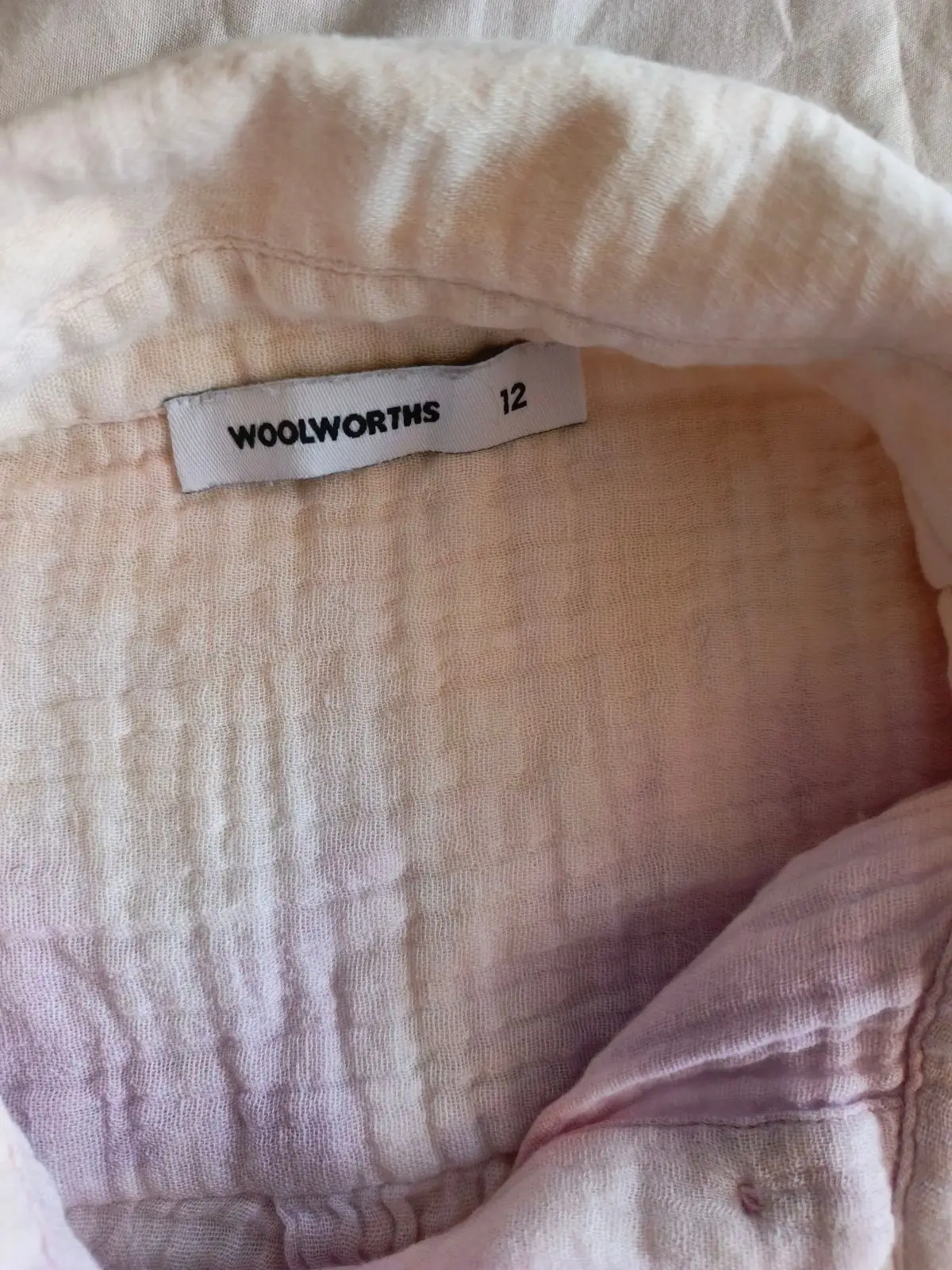 Woolworths Item — Size M