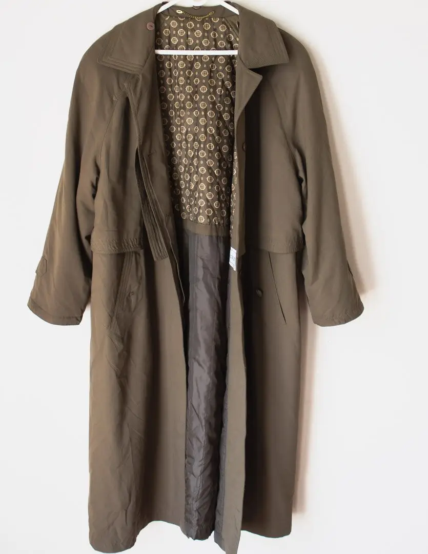 Micro Seta Micro Seta Olive Green Trench Jacket