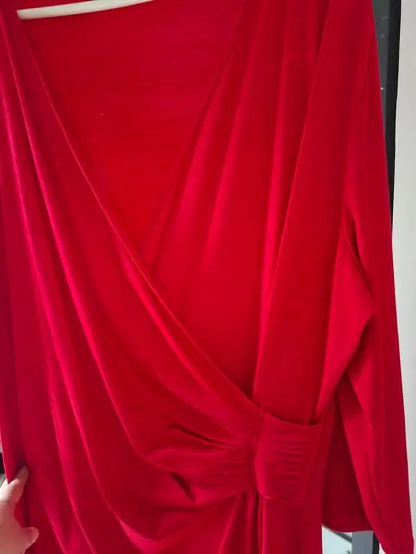 Woolworths red dress