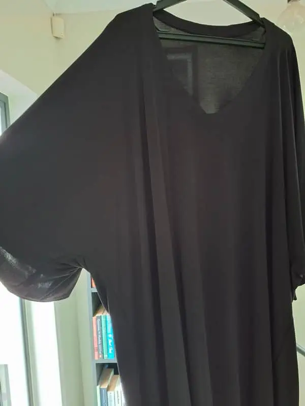 Big Blue Black kaftan