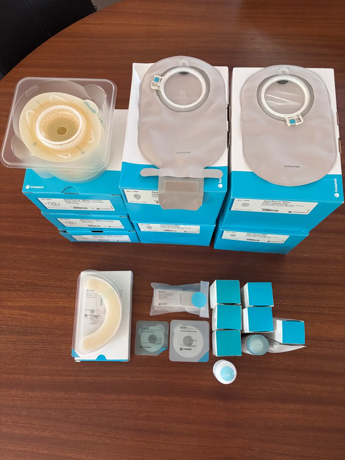 Coloplast Sensura Mio stoma items, also available separately as per the description below;