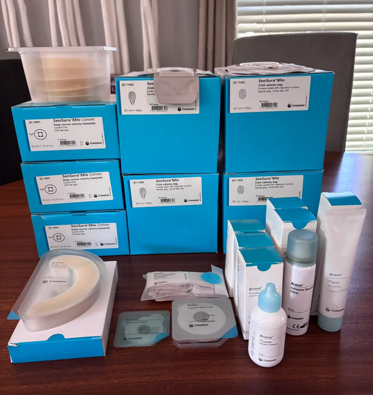 Coloplast Sensura Mio stoma items, also available separately as per the description below;