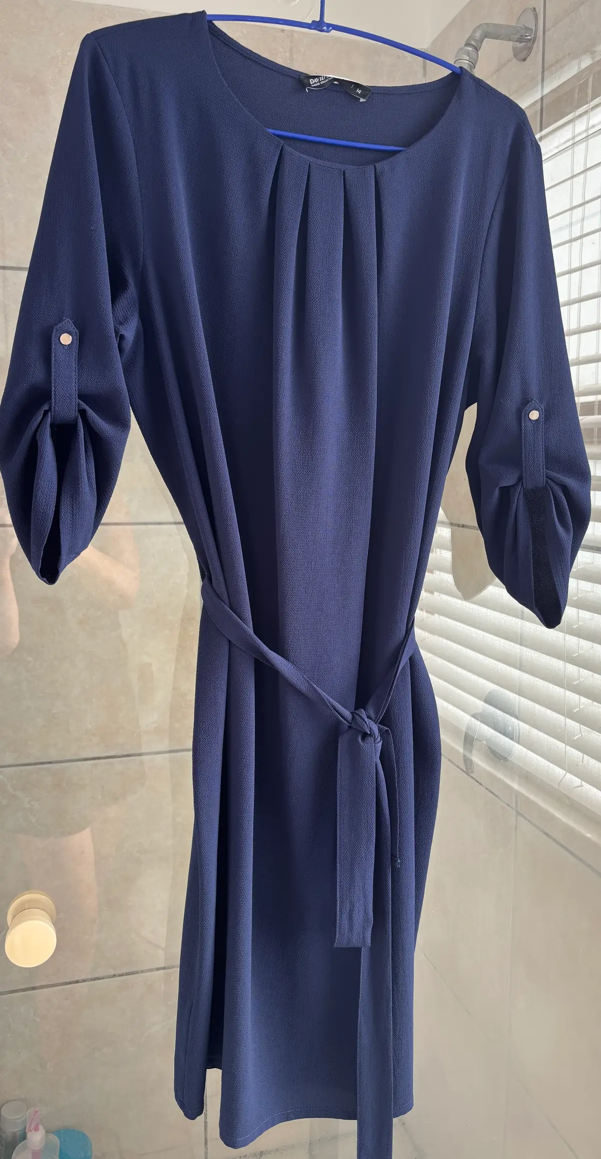 David Jones David Jones Classic Collection navy blue dress