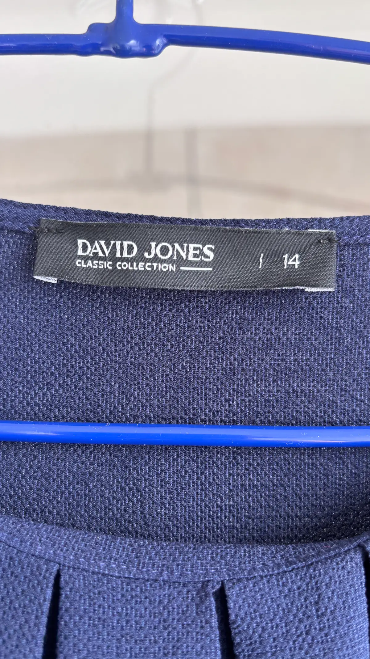 David Jones Classic Collection navy blue dress