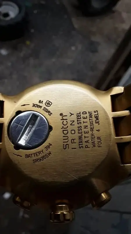 Swatch Swatch Irony Chrono "Dreamnight Gold" (Model Variant).