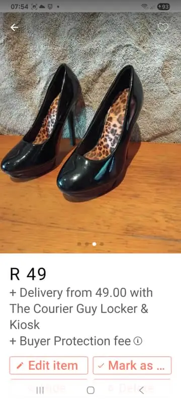 Other Black parent leather ladies stiletto heels