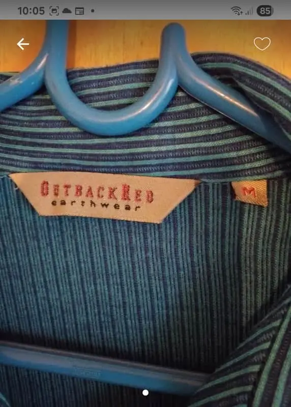 Other Outback red ladies buttoned blouse