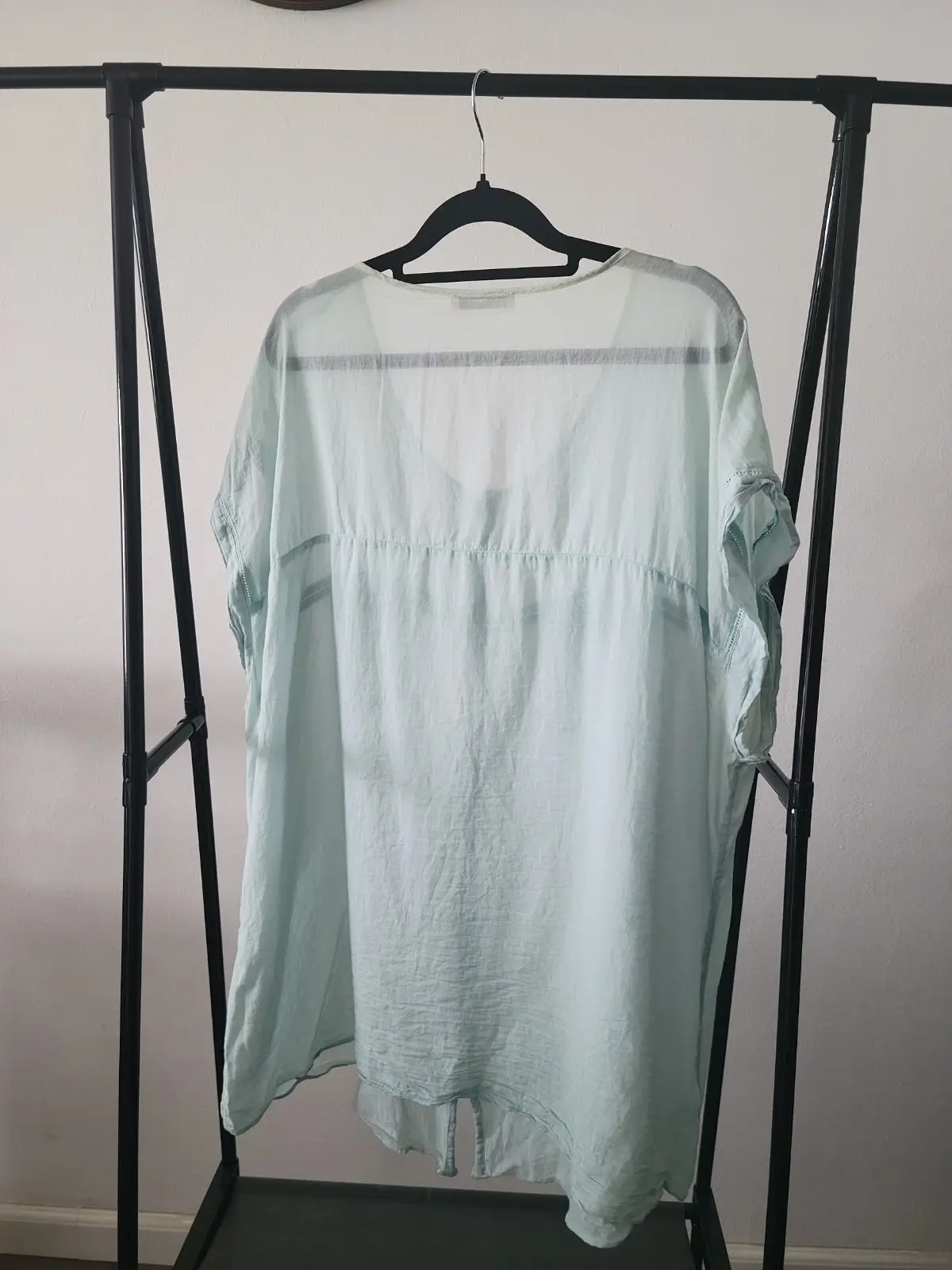Woolworths Light Green Button-Up Top