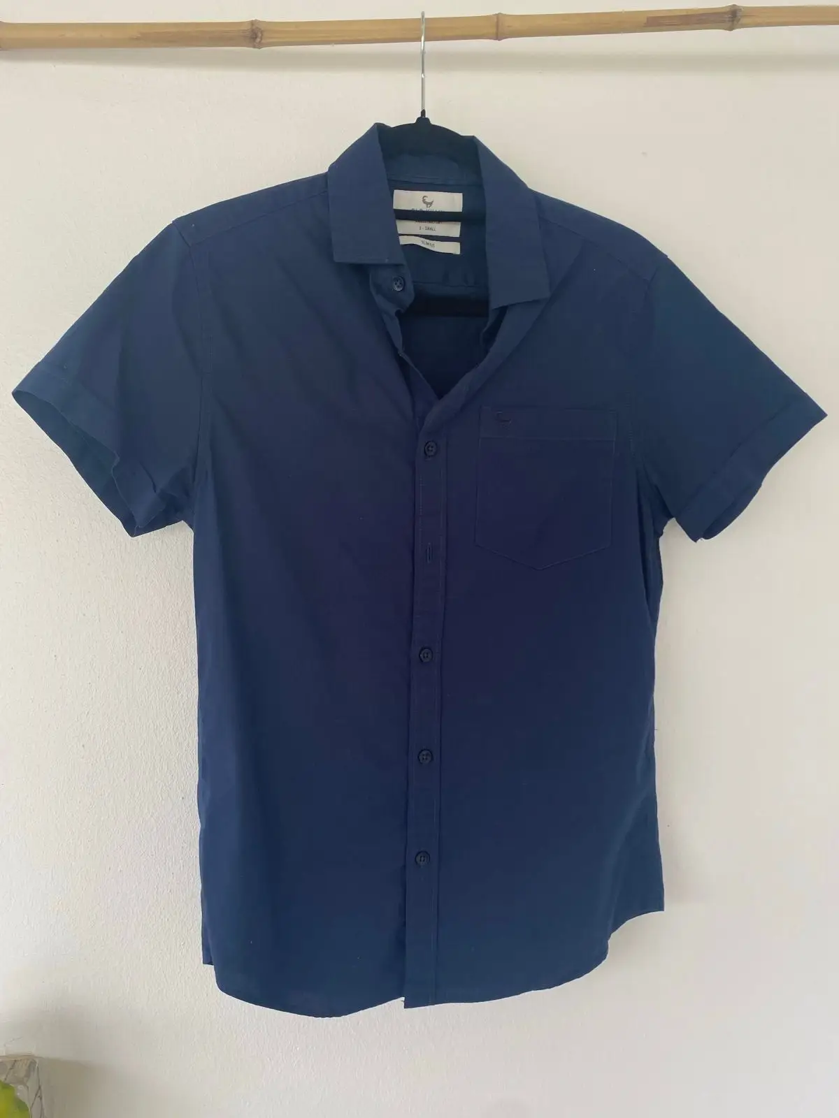 Old Khaki Old Khaki Navy Short Sleeve Slim Fit Shirt