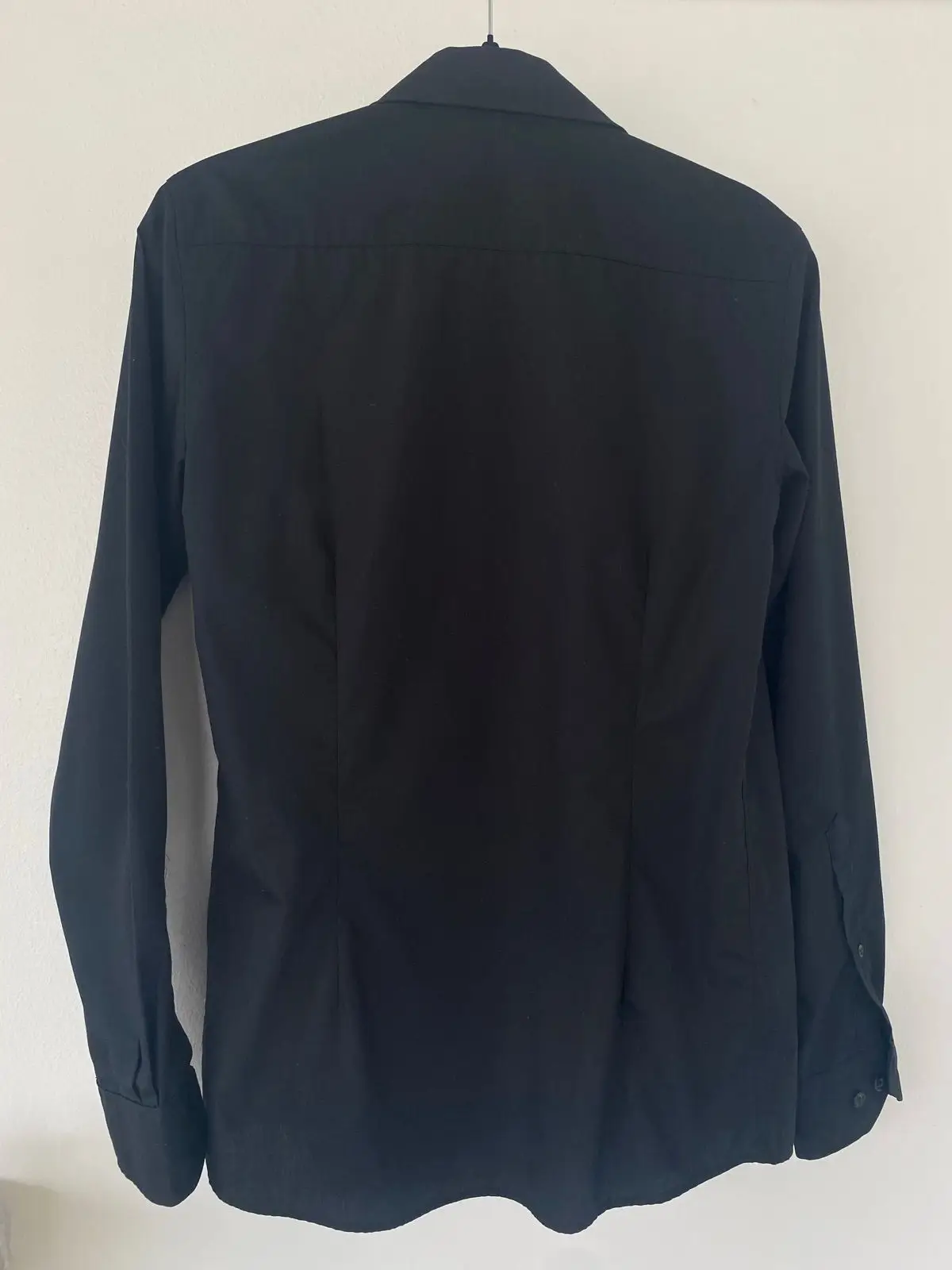 Markham Slim Fit Black Long Sleeve Shirt