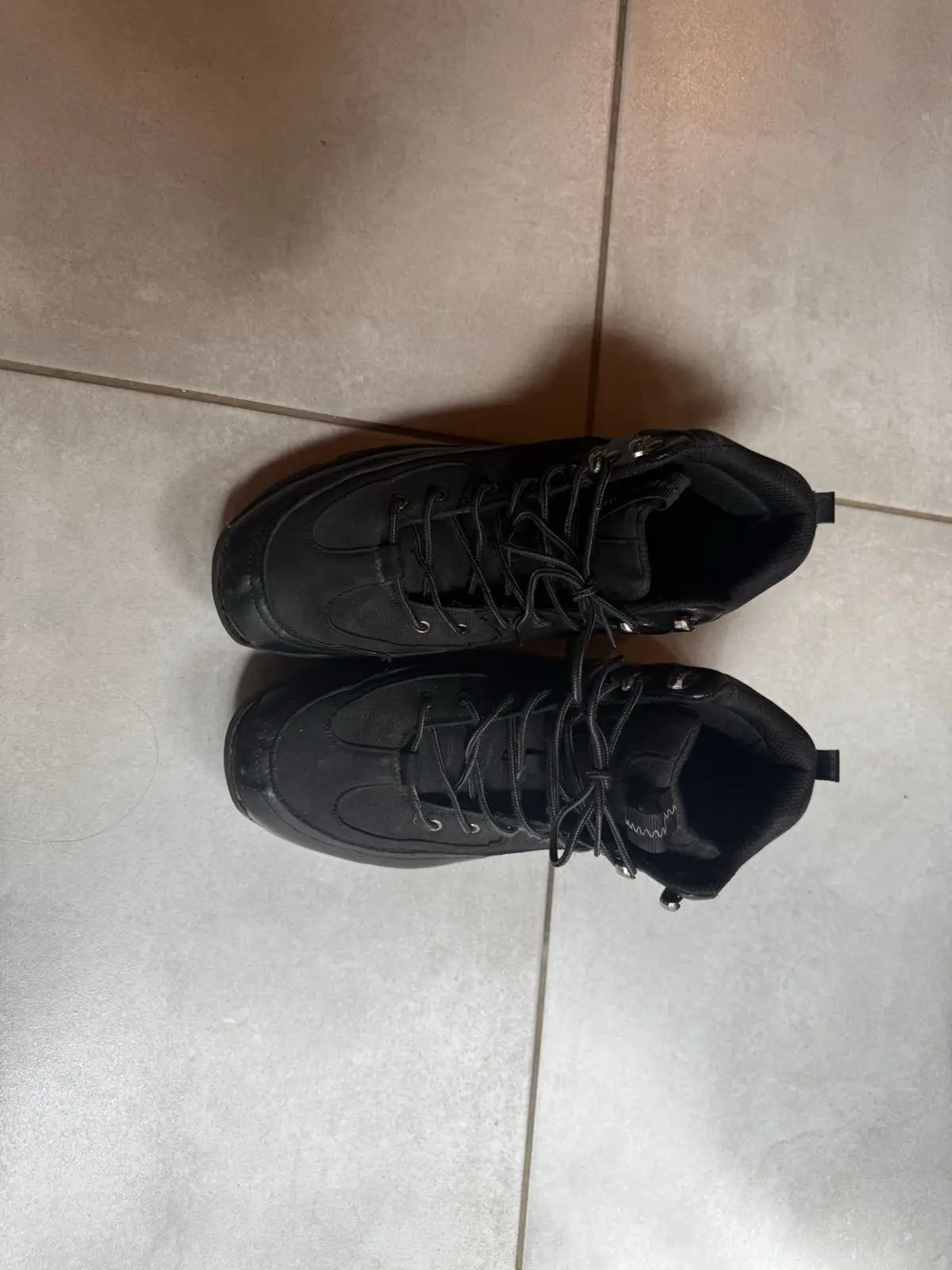 Black Mid-Cut Hiking Boots