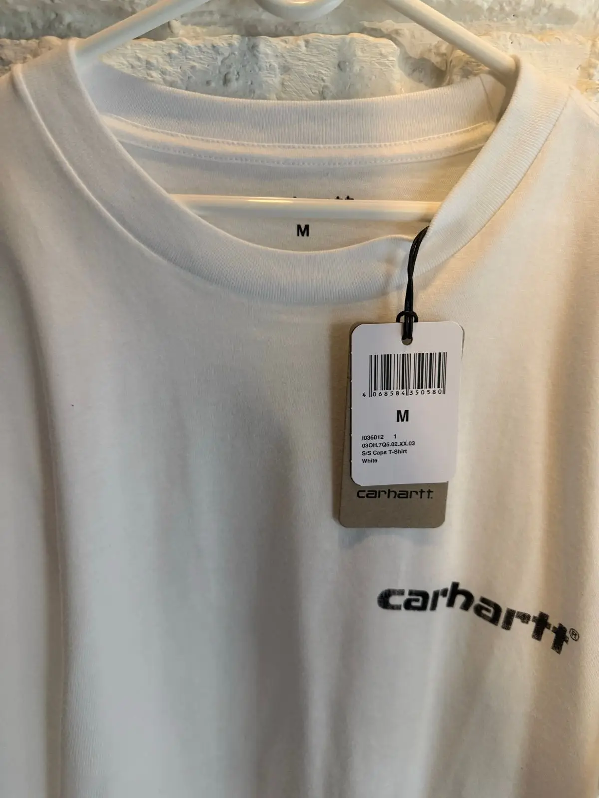 Carhartt Script Logo White T-Shirt