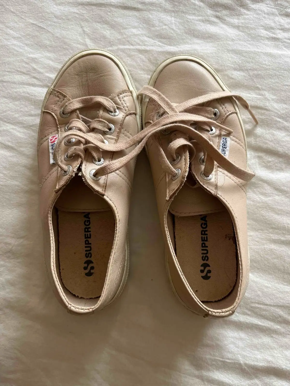 Superga Superga Leather Classic Sneakers Beige