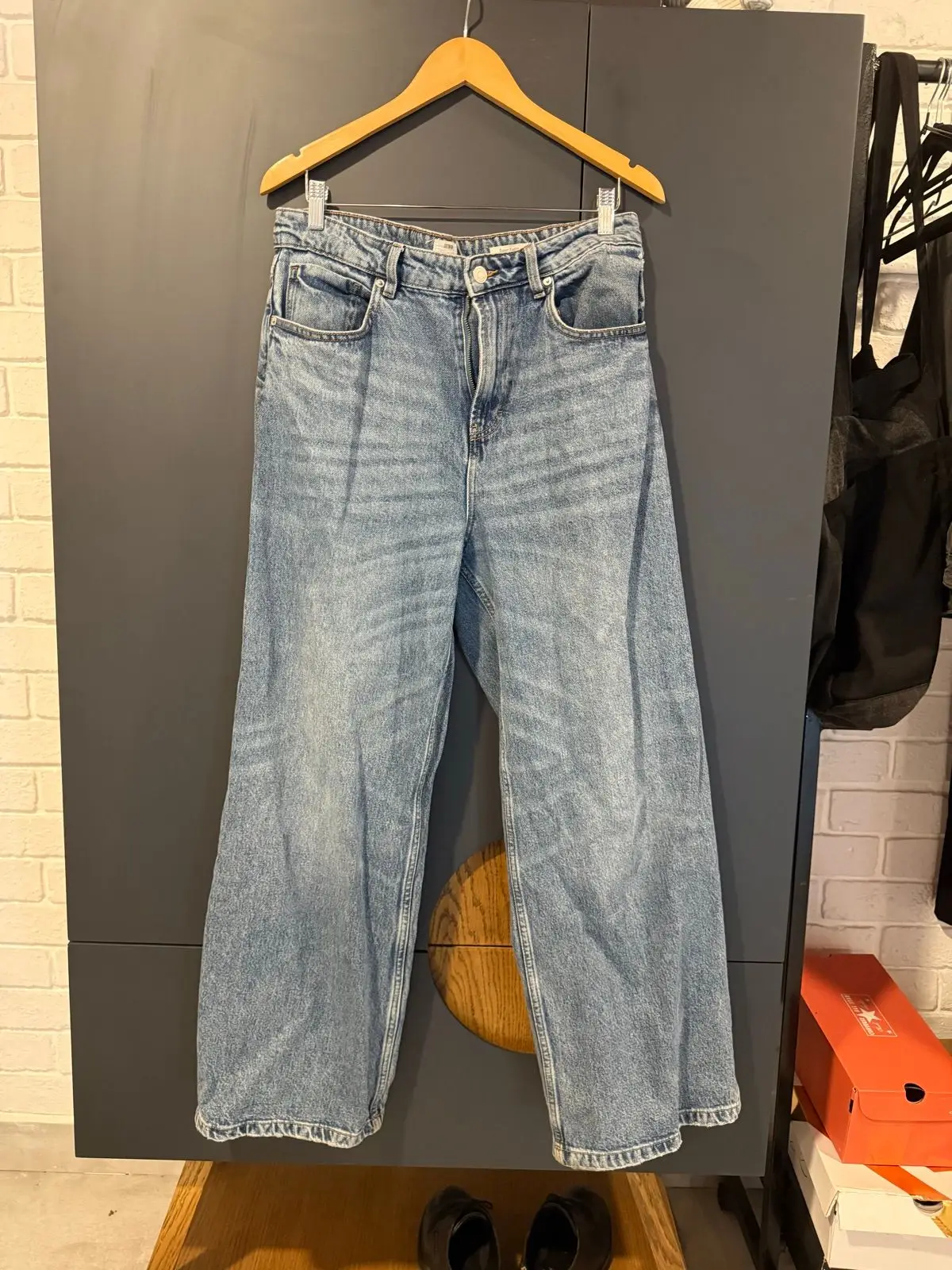 Cotton On Cotton On Light Wash Wide Leg Jeans