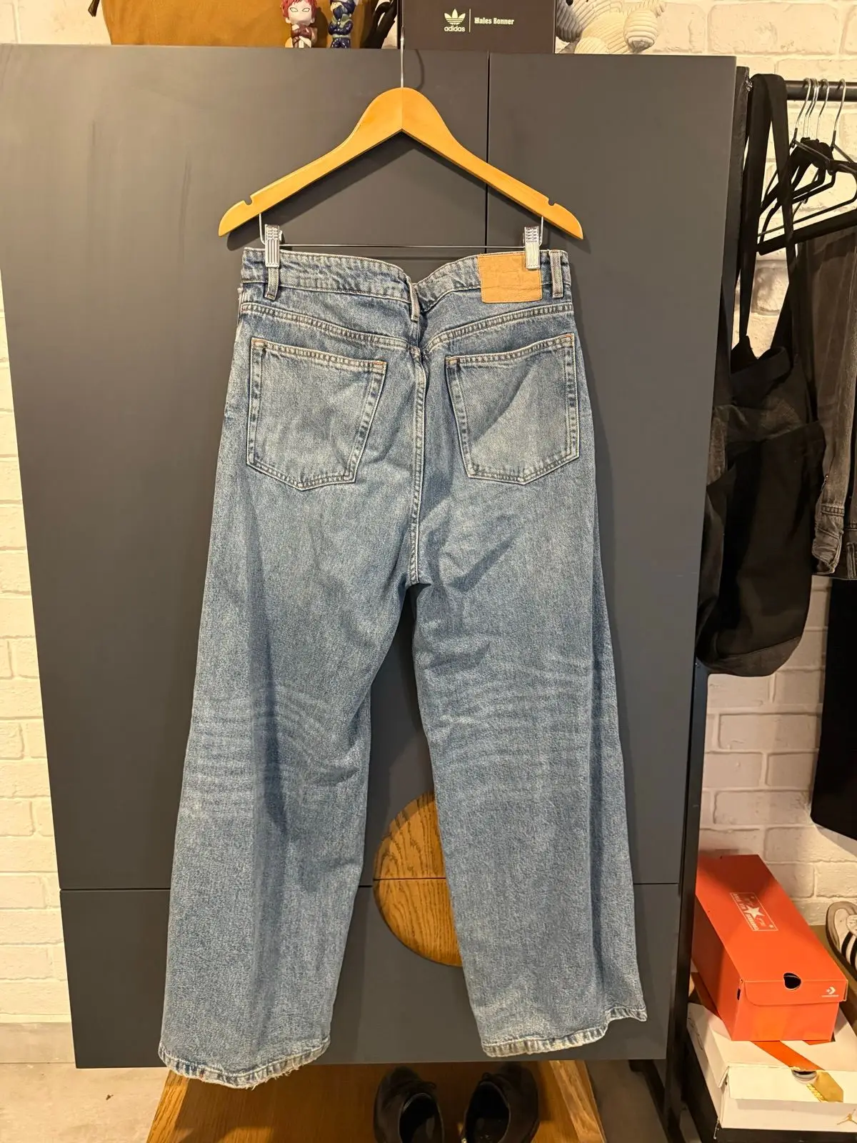 Cotton On Light Wash Wide Leg Jeans