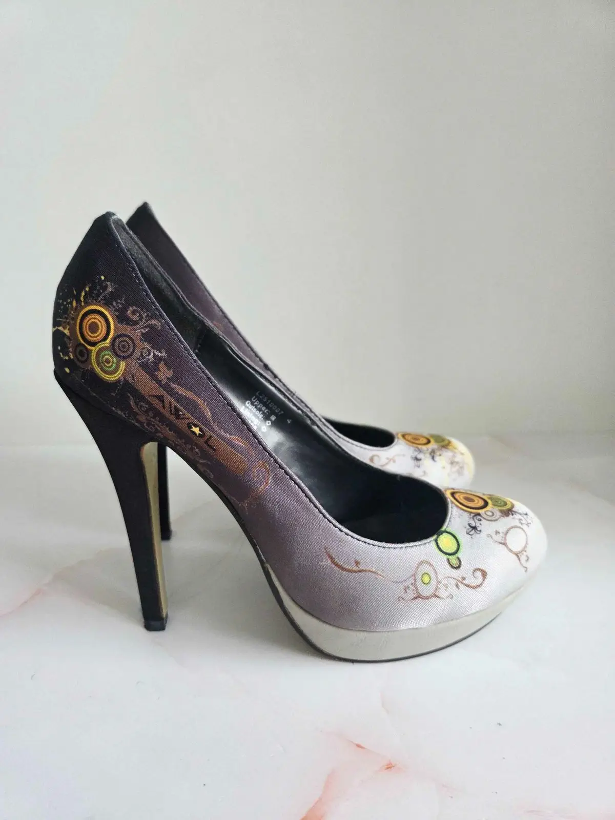 AWOL AWOL Patterned Platform Heels
