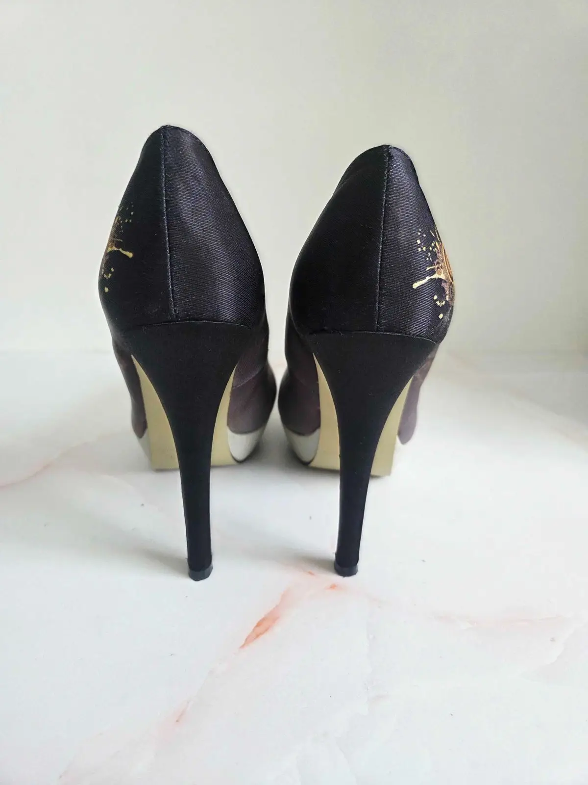 AWOL Patterned Platform Heels