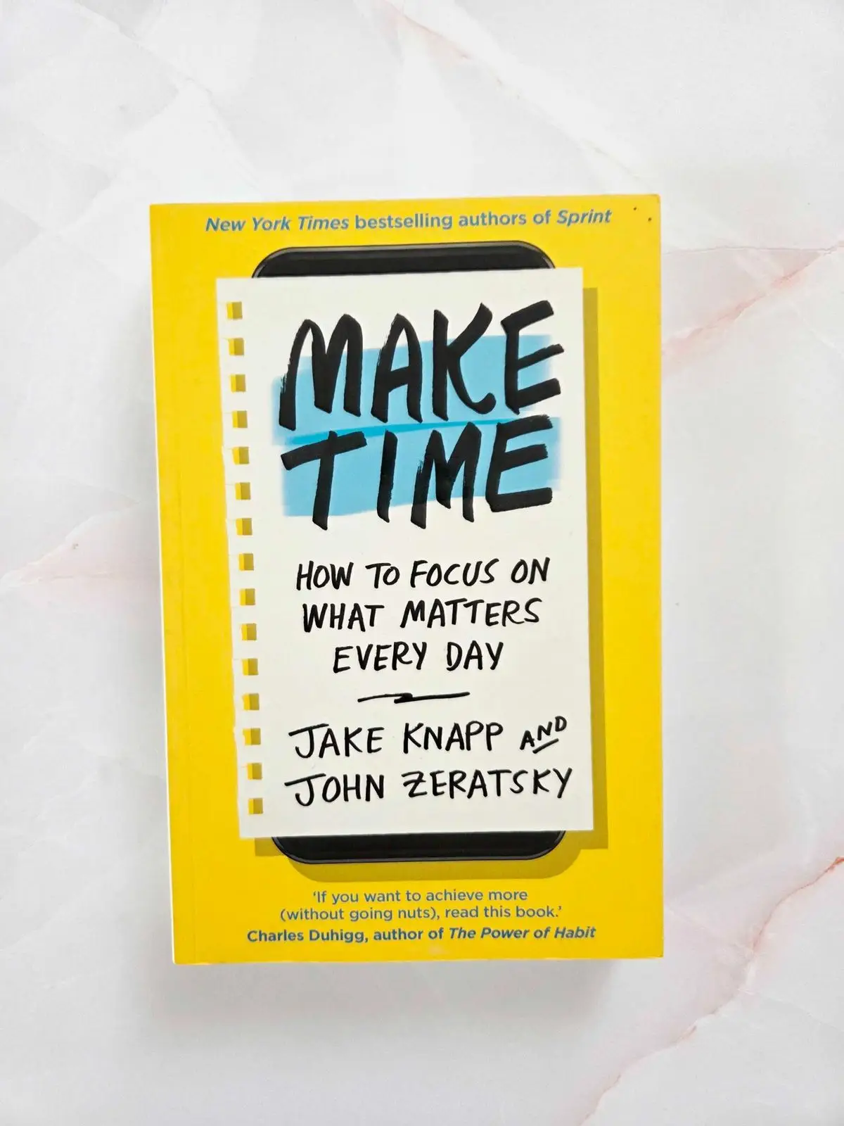 Generic Make Time by Jake Knapp and John Zeratsky Paperback