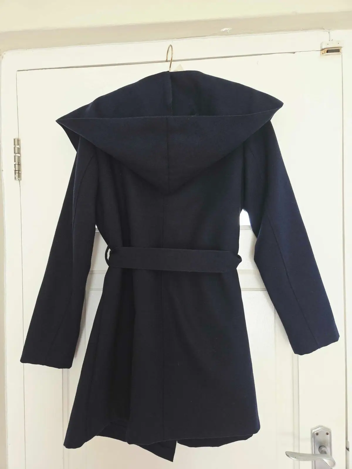 Woolworths Navy Belted Wrap Coat