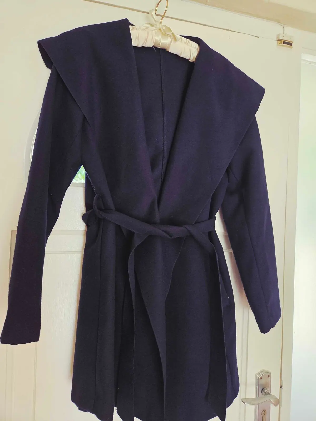 Woolworths Navy Belted Wrap Coat